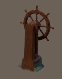 Boat wheel shading test 04 - turntable of refinements