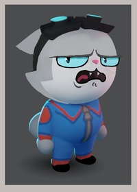 Cat Expression Drawover