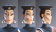 Wu Manchu makeup and hair pass