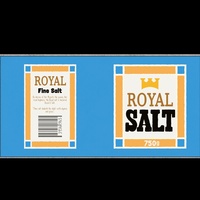 Salt Shaker Label