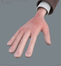 Victor's hands