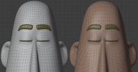 Rex eye lids and eyelashes - retopo