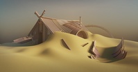 Einar's hut - blocking 1 (front/back side)