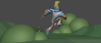 Rex animation test with drawn multiples