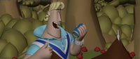 Rex Beer Burp Animation (blocking pass)