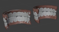 Ellie teeth - retopo