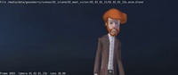 Victor's model turn, final animation