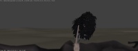 Animation test: Franck drags the log