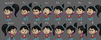Ellie Expression Sheet Update #2