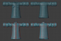 Ellie jacket, wip - retopo