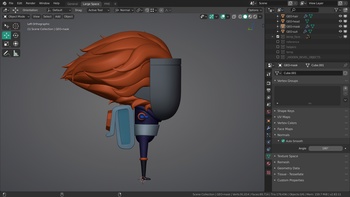 Lunte Modeling 2 - Cleanup & Hair Polish