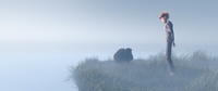 Victor & Franck cliffside, scattered groundfog