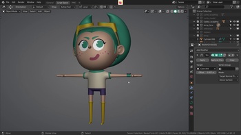 Gabby Modeling 1 - Blocking & Sculpt