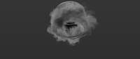 Cloud swirls & washing drum