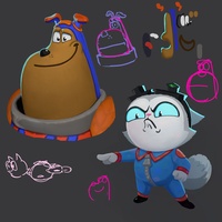 Character Textures (with extra scribble notes)