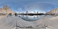 Outside the Blender Institute: HDR enviro map (exr)