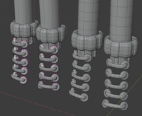 Ellie boot parts - retopo