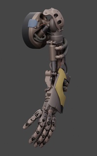 Einar - robot arm modeling turntable 2