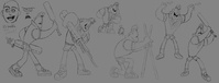 Rex Expressions & Pose Drawings