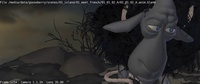 Franck reaches the cliff, the extended animation