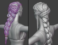 Mikassa Retopology - WIP 4
