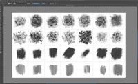 Brush atlas cleanup process