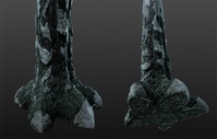 Alpha WIP 08 - Feet Texturing and Sculpting