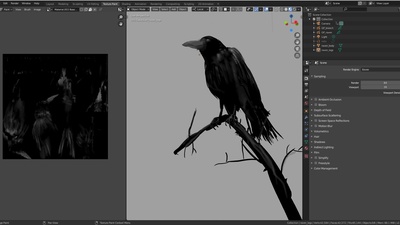 (Volumetric Still) Raven by Miro Kolarik