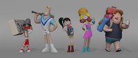 Press Character Lineup - Teens WIP